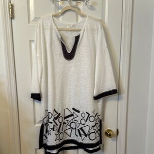 Simple Susan Beto Sz 1X  Dress/coverup 26”PTP, 36-38” L